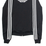 ADIDAS ORIGINALS Womens Track Jacket Black UK 8