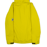 JACK WOLFSKIN Womens Rain Jacket Yellow Hooded UK 8