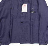 MARSUM Swiss Mens Workwear Jacket Blue Twill L