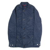 TOMMY HILFIGER Womens Parka Coat Blue L