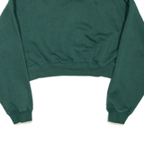 ELLESSE Cropped Womens Sweatshirt Green UK 8