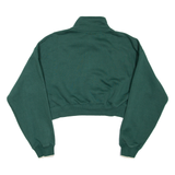 ELLESSE Cropped Womens Sweatshirt Green UK 8
