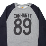 CARHARTT Mens Sweatshirt Grey S