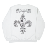 ICONO Mens Sweatshirt Grey 2XL