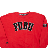 FUBU Womens Sweatshirt Red M