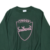 CHAMPION REVERSE WEAVE Troop Southwest Mens Sweatshirt Green L
