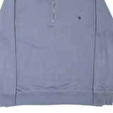 FRENCH CONNECTION Mens Sweatshirt Grey 1/4 Zip 2XL