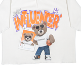 Influencer Womens Sweatshirt White XL