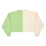 KARL KANI Cropped Womens Sweatshirt Green XS
