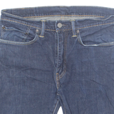 LEVI'S 519 Cut Off Mens Denim Shorts Blue M W34