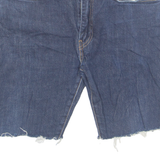 LEVI'S 519 Cut Off Mens Denim Shorts Blue M W34