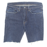 LEVI'S 519 Cut Off Mens Denim Shorts Blue M W34