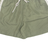 CALVIN KLEIN Mesh Lined Mens Swimming Shorts Green XS W26