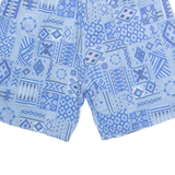 H&M Mens Swimming Shorts Blue Crazy Pattern L W34