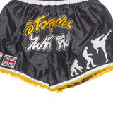 Thai Boxing Mens Sports Shorts Black S W30