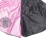 BLITZ Thai Boxing Mens Sports Shorts Pink L W31