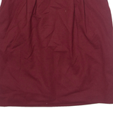 BOSS HUGO BOSS Raphele Womens Straight Skirt Red Knee Length Wool UK 6