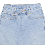 LEVI'S Womens A-Line Skirt Blue Short Denim S