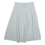 Womens Swing Skirt Green Knee Length M