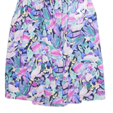 OYSHO Womens A-Line Skirt Blue Midi Floral S