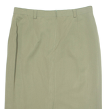 Womens Pencil Skirt Green Knee Length L