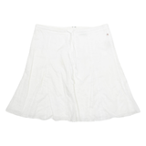 RALPH LAUREN POLO JEANS COMPANY Womens Flare Skirt White Short L
