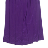 LATAA STYLE Womens A-Line Skirt Purple Midi Spotted S