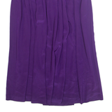 LATAA STYLE Womens A-Line Skirt Purple Midi Spotted S