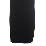 ZARA Hi-low Womens Straight Skirt Black Midi S