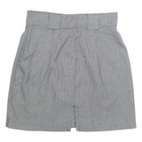 Womens Straight Skirt Black Short Houndstooth S