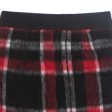 NORDIC LIGHTS Womens Straight Skirt Red Short Check UK 10