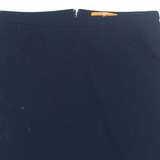 BOSS HUGO BOSS Stretch Belocki Womens Straight Skirt Blue Short UK 6