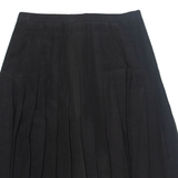 CHARLES VOGELE Womens Pleated Skirt Black Knee Length L
