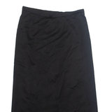 Womens A-Line Skirt Black Knee Length L