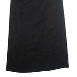 Womens A-Line Skirt Black Knee Length L