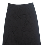 Womens A-Line Skirt Black Knee Length L