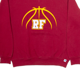 RUSSELL ATHLETIC Mens Sweatshirt Red USA L