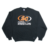RUSSELL ATHLETIC ST. Charles Wrestling Mens Sweatshirt Black USA XL