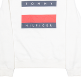TOMMY HILFIGER Mens Sweatshirt White S