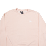 NIKE Womens Sweatshirt Pink XL