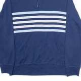 CHAPS Mens Sweatshirt Blue 1/4 Zip M