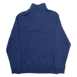 CHAPS Mens Sweatshirt Blue 1/4 Zip M