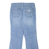 CARHARTT Workwear Womens Jeans Blue Regular Bootcut Stone Wash W31 L31