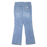 CARHARTT Workwear Womens Jeans Blue Regular Bootcut Stone Wash W31 L31