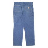 CARHARTT Dungaree Fit Workwear Mens Jeans Blue Relaxed Tapered W38 L32