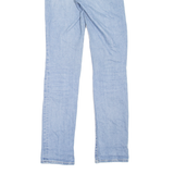 LEVI'S 724 High Rise BIG E Womens Jeans Blue Slim Skinny Stone Wash W25 L30
