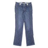 ROCCO BAROCCO Womens Jeans Blue Regular Straight Stone Wash W30 L31