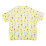 RADIO Womens Printed Top Yellow Crazy Pattern M