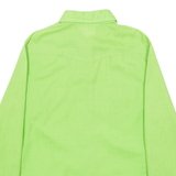 LM Womens Shirt Green Collared Long Sleeve M