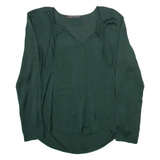 ZARA Womens Blouse Green Long Sleeve S